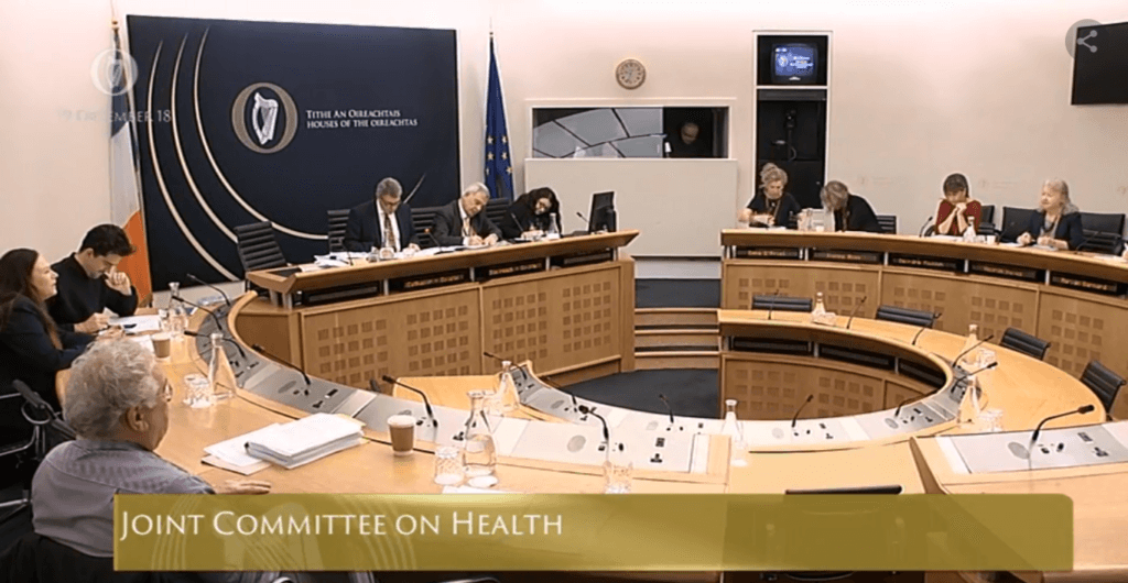 Joint Committee on Health discussion of AHR Bill